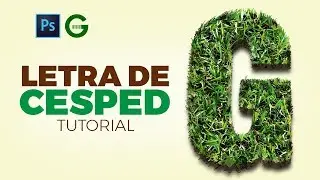 Photoshop Tutorial | Texto con Efecto Césped | Grass Effect Text