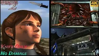 Resident Evil 2 Knife only Speed run Claire B