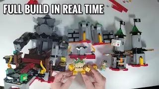 Lego Super Mario Bowser Castle Boss Battle set (71369) full build in real time