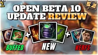 BUNCH OF NEW ITEMS INCOMING! | SMITE 2 Open BETA 10 Update Review
