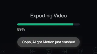4 РЕШЕНИЯ проблемы, из-за которой проект не экспортируется в Alight Motion