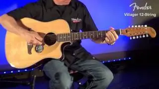 Fender Villager 12 String Acoustic Guitar Review - YandasMusic.com