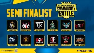 [🔴 LIVE] ADVANCED PLACEMENT COMMUNITY BATTLE SEASON 1 || SEMI FINAL  GROUP A || GARENA FREEFIRE
