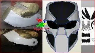 MODIFICAR CASCO DE MOTO CON PEPAKURA PARTE 2