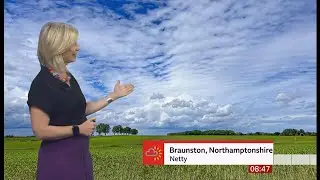 Weather images + sunny & less cold, with UV & pollen rates (UK) 16/June/2024
