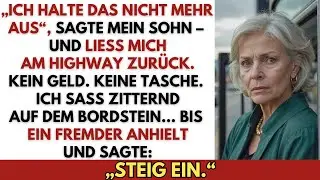 „Ich halte das nicht mehr aus“, sagte mein Sohn – dann warf er mich ohne Geld aus dem Auto.