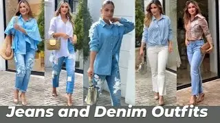 Summer Jeans and Denim Outfits 2025