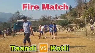 TAANDI 🆚️ KOTLI 🔥👌 HIGH VOLTAGE VOLLEYBALL MATCH AT KATVANDHI 2026