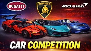 Fastest Supercar कौन? 😱 Bugatti vs Lamborghini vs McLaren | Car Competition