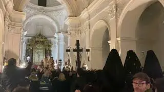 L'ultima marcia della processione dei Misteri, Venerdì Santo 2023, Sessa Aurunca