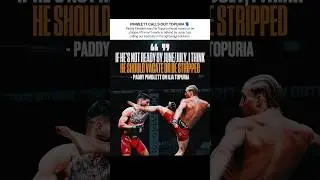 Paddy on Topuria: 
