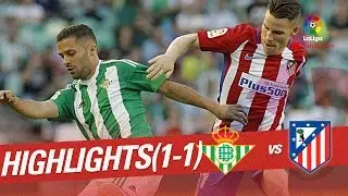 Resumen de Real Betis vs Atlético de Madrid (1-1)