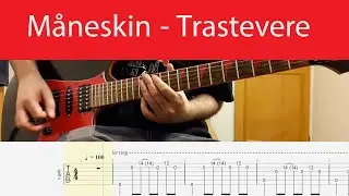 Måneskin - Trastevere Guitar Cover With Tabs