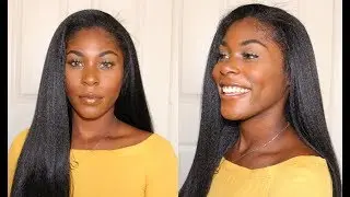 😱$16// Most NATURAL Yaki HalfWIG// Sensationnel Kinky Boutique Bundles