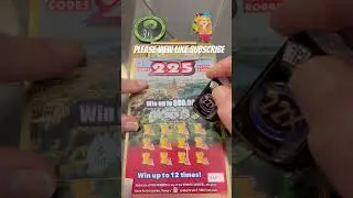 Area code 225 scratch off ticket Louisiana lottery ￼