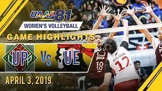 UAAP 81 WV: UP vs. UE | Game Highlights | April 3, 2019