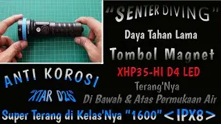 Senter selam multifungsi | Xtar D26 | Diving Flashlight