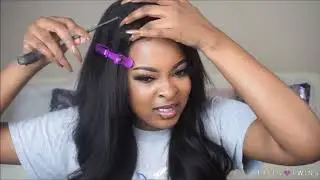 QueenLife Hair reviews+Hair toturial