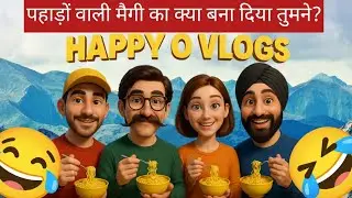 पहाड़ी मैगी 🤣| Mountain Maggi Vlog😊 #trending #maggi #himachalvlog #palampur #dailyvlog