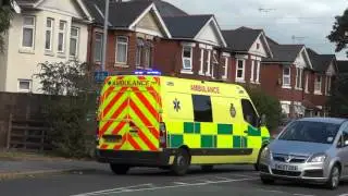 UK Specialist Ambulance Service - Renault Master Emergency Ambulance On An Emergency Call