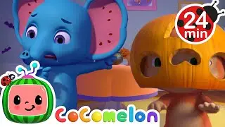 Emmy Visits the Haunted House! 😱 + More | Halloween Kids Song | Cocomelon's - JJ's Animal Time