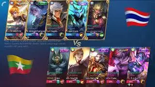 EVOS Mavym make fanny darat, live round 2 contes negara Thailand VS Myanmar