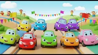 Seven Little Toy Cars Race Race Race | Nursery Rhymes for Kids & Baby Songs