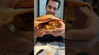 Eating Subscriber Recommended Fusion Burger 🍔 at Mcd 😅😅 Subscriber suggested burger 🍔