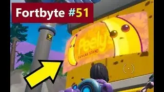 Fortnite Fortbyte 51 / Fortbite 51 | Accessible by using the cluck strut to cross the road fortnite