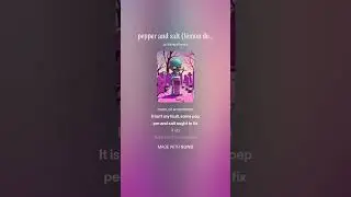 Pepper and salt, lemon demon, cover, psyoptechtronica