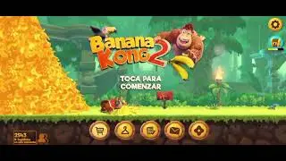 BANANA KONG 2 Gameplay - Misi&oacute;n SANTA KONG etapa 4 buscando pl&aacute;tanos en los &aacute;rboles 