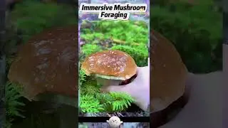 Immersive mushroom hunting#asmr #unzip #Picking mushrooms#reduced pressure