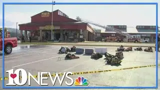 Fire under control at Pigeon Forge's Red Roof Mall