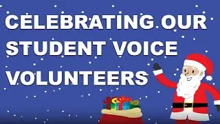 Celebrating our Student Voice Volunteers