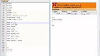 PHP Lesson 8 - Case Sensitivity within PHP Code