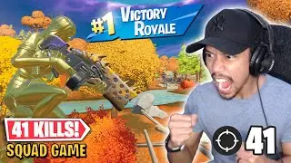 41 KILLS Squad Game In SEASON 6 | Fortnite Malaysia