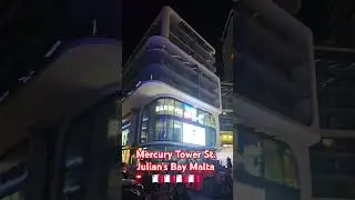 Mercury tower st. julian's bay malta #music #bass #afrohouse #arabicmusic  #madmusic #malta