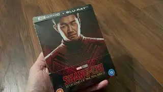 Shangi-Chi and the legend of the ten rings Zavvi UK 4K UltraHD Blu-ray steelbook unboxing