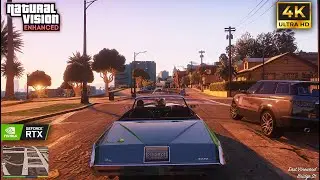A Peaceful Evening Ride in GTA 5 | Natural Vision Enhanced | 4K UHD