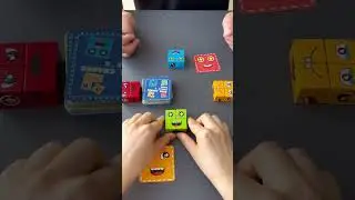 The face-changing Rubik's Cube that can stimulate children's interest #viral #craft #art #shorts