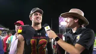 Ferris State Football National Championship Postgame - Carson Gulker Interview