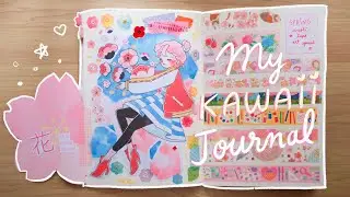 I completed the Spring Kawaii Journaling Challenge! 🌸 | Episode 6 | Rainbowholic