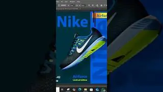 Nike shoes manipulation poster design in photoshop #photoshop #graphicdesign
