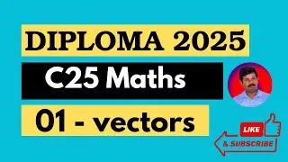 01 |Sum & Dot Product of Two Vectors | Easy for Karnataka Diploma Students | Ravi R Nandi