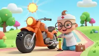 Baby Doctor Cures Sick Vehicles | Nursery Rhymes for Kids | Baby Songs, Fun Vehicle Song 🚑🚗