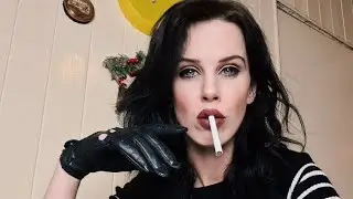 Gloves, Smoking and lighter sounds ASMR