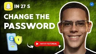 How to CHANGE the SNAPCHAT PASSWORD in 27 S