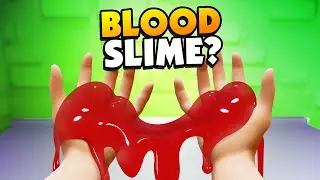 Making Cursed BLOOD Slime In My Slime Shop in VR! - Slime Lab