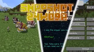 MINECRAFT 1.21 [Snapshot 24w09a] NOWY INTERFEJS, KOLOROWANE ZBROJE DLA PSA, NOWA TEKSTURA BOGGDA