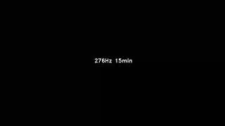 276 Hz 15min sine sound wave